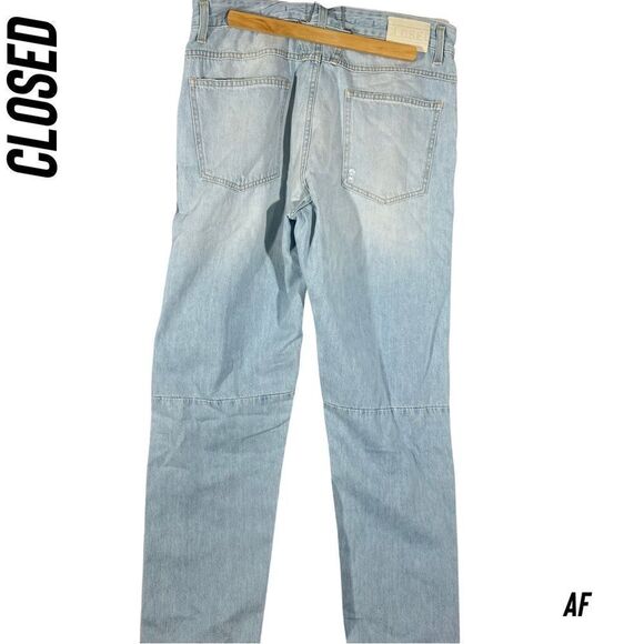Closed X-Lent Boyfriend Jeans Mid-Rise NWT Size 31 Washed Denim - Picture 6 of 8